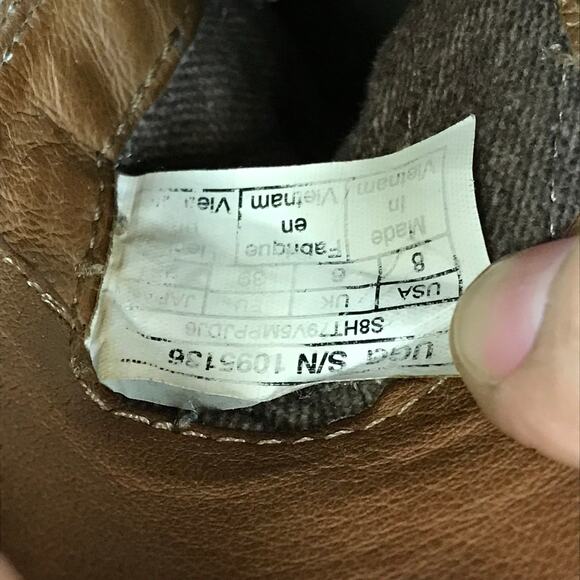 UGG Pax Waterproof Chipmunk Brown Leather Wedge Booties - Picture 13 of 15